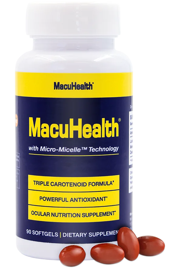 Macuhealth Triple Carotenoid Formula - Eye Vitamins for Adults - 90 Softgels, 3 Month Supply