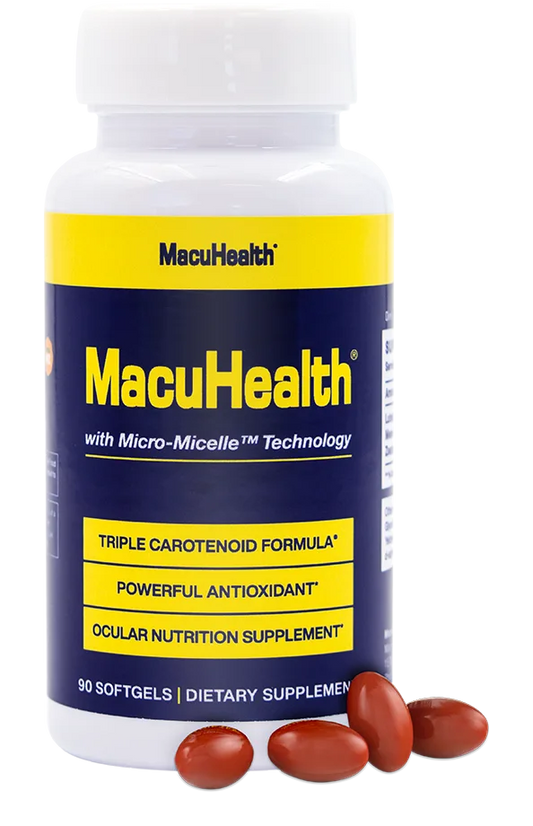 Macuhealth Triple Carotenoid Formula - Eye Vitamins for Adults - 90 Softgels, 3 Month Supply